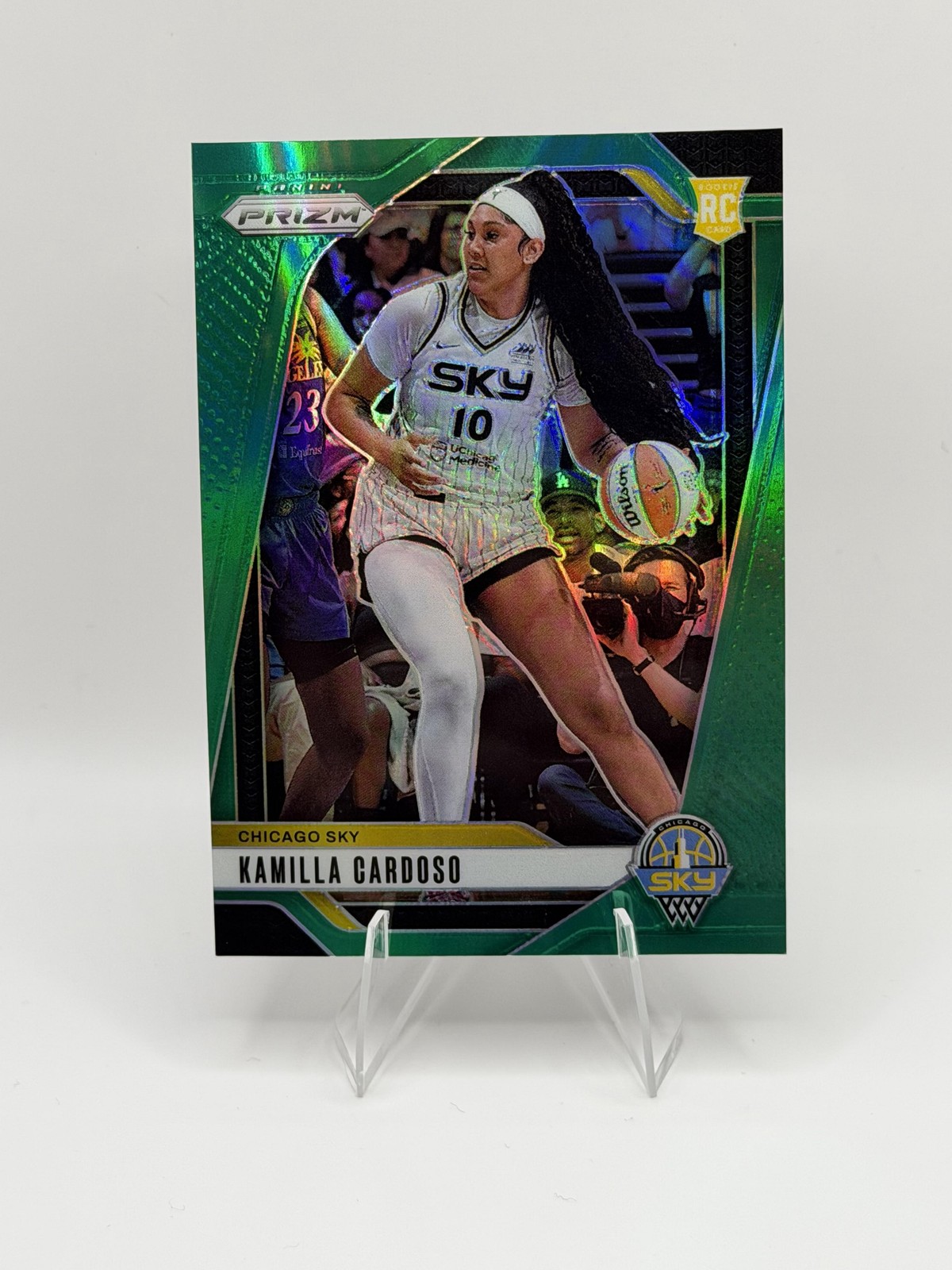 2024 Panini Prizm WNBA #93 Kamilla Cardoso Green Prizms