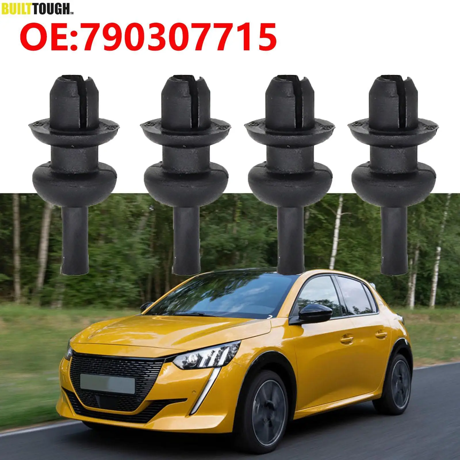 4PCS for Peugeot 106 205 206 306 307 308 208 MK2 Trunk Parcel Shelf Pack Hanger