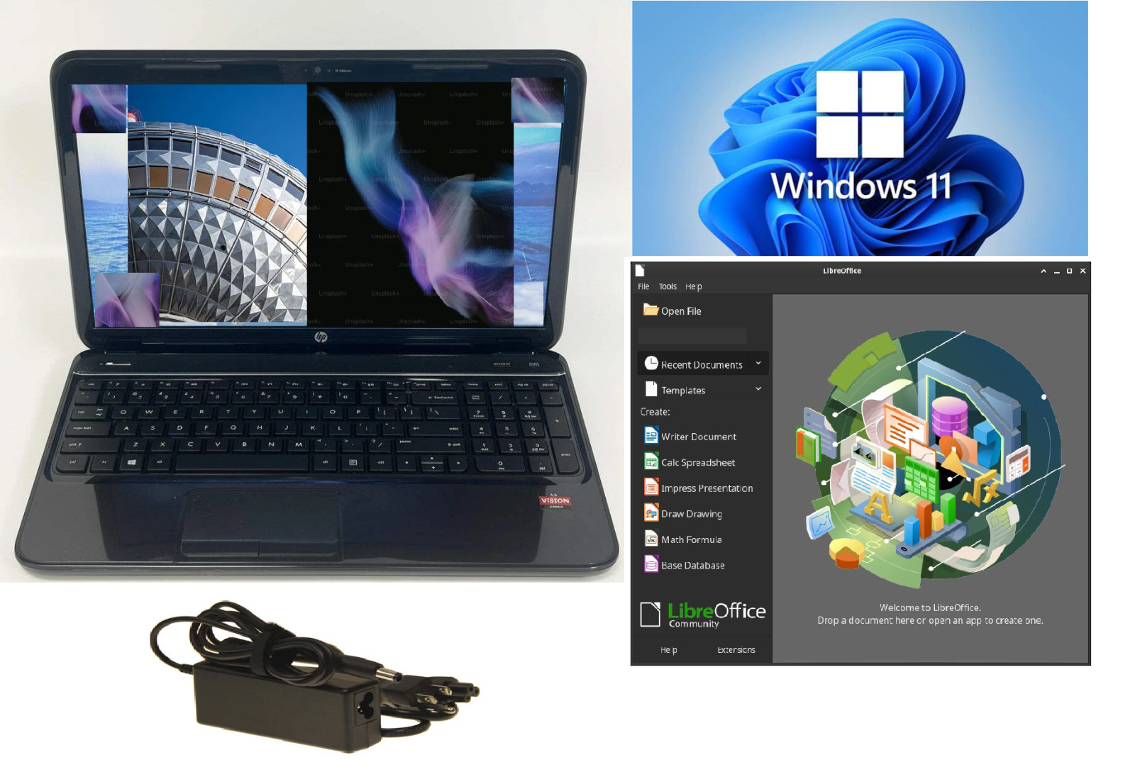 HP Pavilion g6 Laptop Notebook Computer Windows 11 Activated Ready to Use