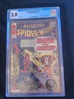 Amazing Spider-Man #15 CGC 2.0  First app of KRAVEN - 1st mention of Mary Jane