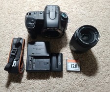 Sony Alpha A200 10.2MP DSLR Camera  18-70mm Lens Kit - USED - READ DESCRIPTION 