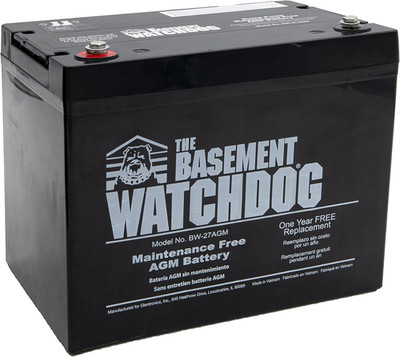 AGM Backup Sump Pump Battery - Maintenance Free Power Solution (BW-27AGM)