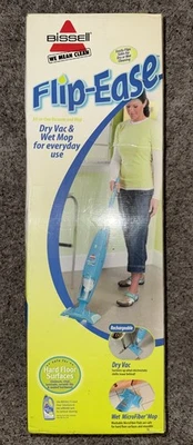 BISSELL Flip-Ease Dry Vac/Wet Mop  2006 Rechargeable New In Box NOS - Image 1 of 4