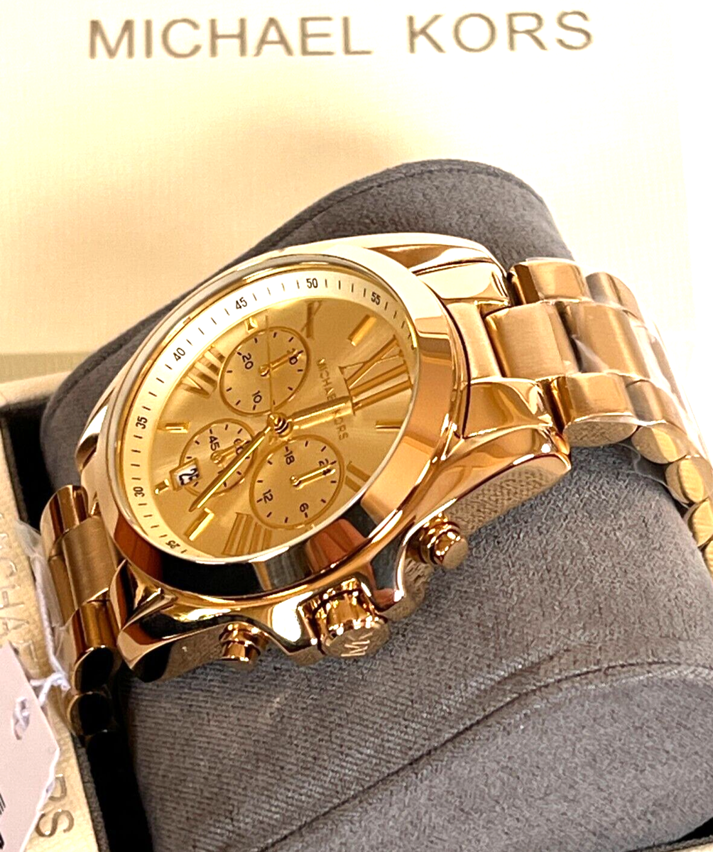 Michael Kors MK5605 Unisex Chronograph 40mm Case Gold Analog