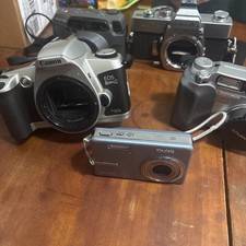 5 Cameras Untested, Canon, Olympus, Kodak, Minolta, Pentax