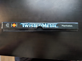 Twisted Metal (Sony PlayStation 1 PS1, 1995) Long Box - Manual, box, game