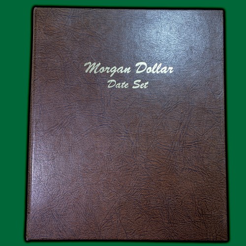 Morgan Dollars Date Set 1878-1921, Cruddy Slides Dansco Album 7171, Used #38033