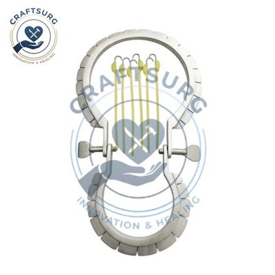 Lone Star Surgical Retractor Ring with 10 Hooks Set