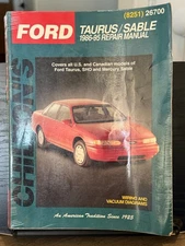 CHILTON Ford Taurus, Mercury Sable 1986-1995 Repair Manual (8251) 26700