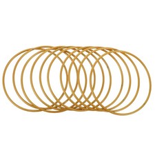 10 Pcs Metal Wreath Ring Craft Rings DIY Dreamcatcher Supplies Hoop