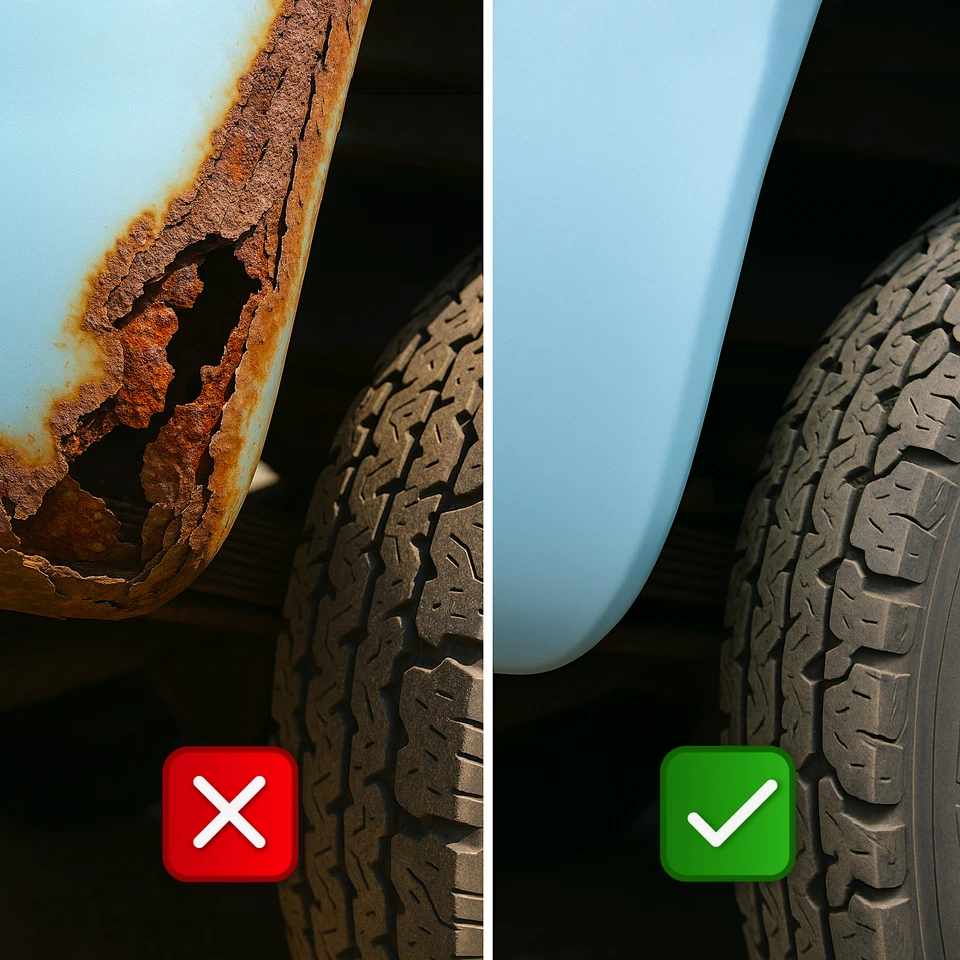 Juego de 2 forros guardabarros trasero para Toyota Tacoma 2016-2023 TO1762104 TO1763104. PHL Foto 3 de 4