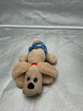 Pound Puppies Newborns 8" Stuffed Plush Beige Dog with Blue Diaper 2023 Hasbro
