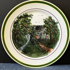 Blue Ridge Green Cabin Southern Potteries signed Mildred Broyles