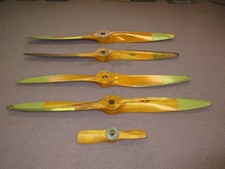 VINTAGE AIRPLANE WOOD PROPELLER COLLECTION Selling As One Lot of 5 Propellers 