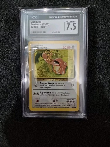 Lickitung (1st Edition) graded CGC 7.5 for sale on eBay