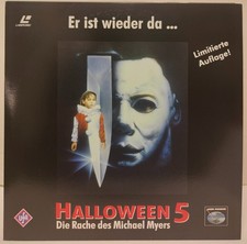 ¥¥¥ Laserdisc Halloween 5 (1LD) PAL Deutsc...