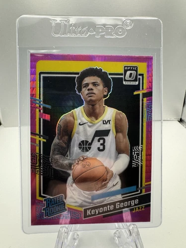 2023-24 Panini Donruss Optic - Rated Rookie Keyonte George #223 Pink Hyper Prizm