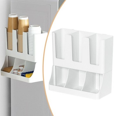 Kaffeestation Organizer Tasse und Gewürzstation aufrecht 6 Fächer