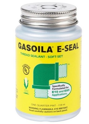 Gasoila Thread Sealant for Ethanol E10 & E85 1/4 Pint, dark green 
