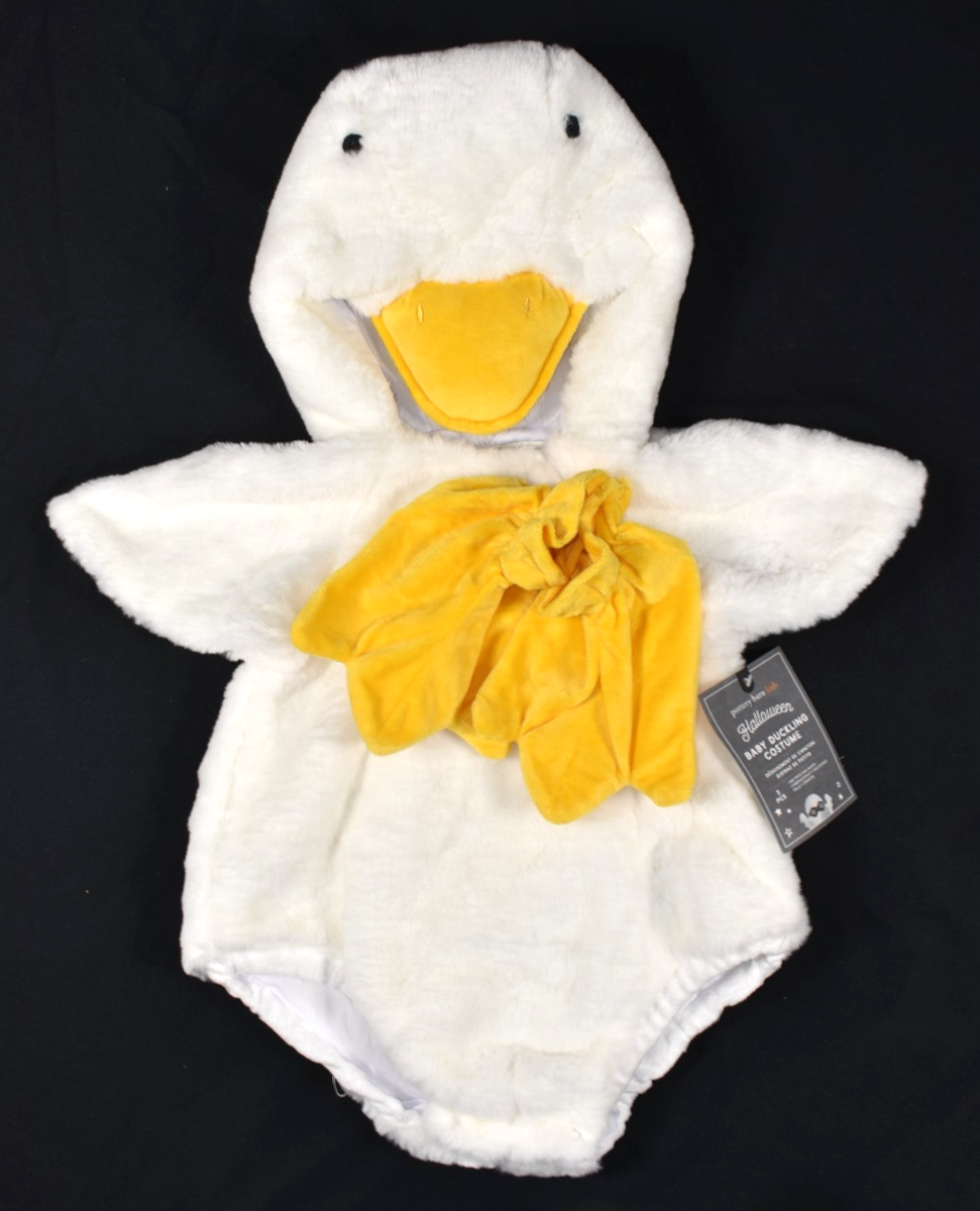 Pottery Barn Kids Baby Duckling Duck Bird Costume Halloween 6-12 Months NEW  Pc