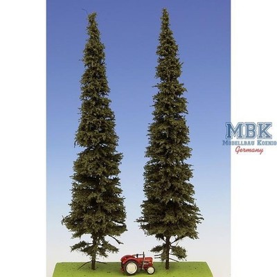 Model Scene MSC-SK302 Fichten / Spruce w/ Trunk 28-32 cm Kurzstamm 2x