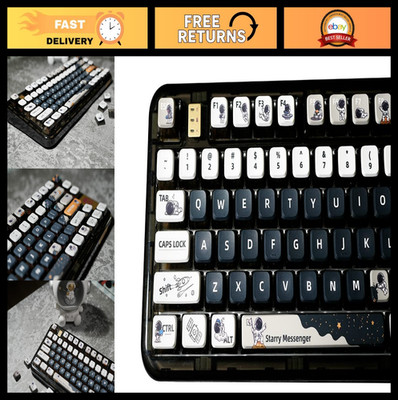 Astronaut Theme PBT Keycap Set, 117 Keys, ASA Profile for Mechanical Keyboards