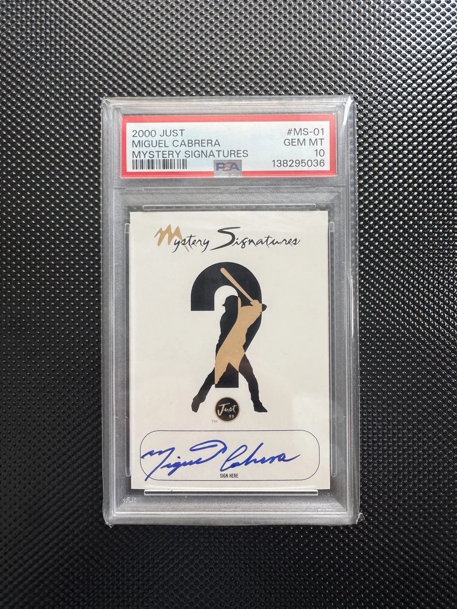 Miguel Cabrera Professional Sports Authenticator (PSA) Baseball