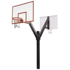 First Team Legend Dynasty Dual In-Ground Basketball Hoop with 72 Inch Fibergl...