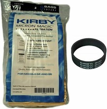 Kirby NEW 9 Micron Vacuum Cleaner Bags G4  G5 with 1 belt