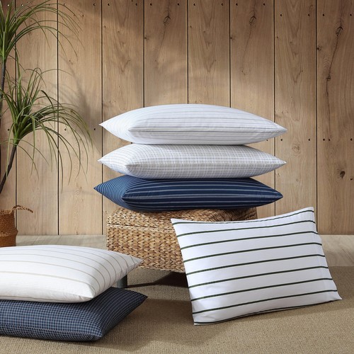 Set lenzuola a quadri Nautica Reece blu navy/beige - Foto 7 di 16
