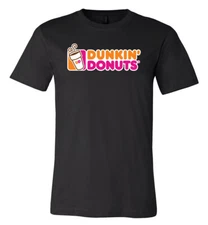Dunkin Donuts Main Logo Sizes Youth Med- Adult 6XL! Fast Ship!