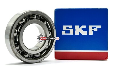 SKF 6206 DEEP GROOVE BALL BEARING, OPEN TYPE, NO SEALS 30x62x16 mm