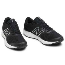 New Balance 520v7 Black White Mesh Lace Up Low Balance Men\'s Black Running Shoes New Balance Men main image 4