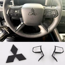 For Mitsubishi Outlander Accessories 3D Stickers Decal Graphics Steering Wheel