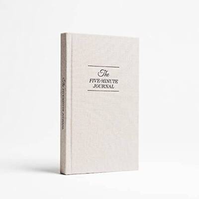 The Five Minute Journal: A Happier You in 5 Minutes a Day - Hardcover - GOOD