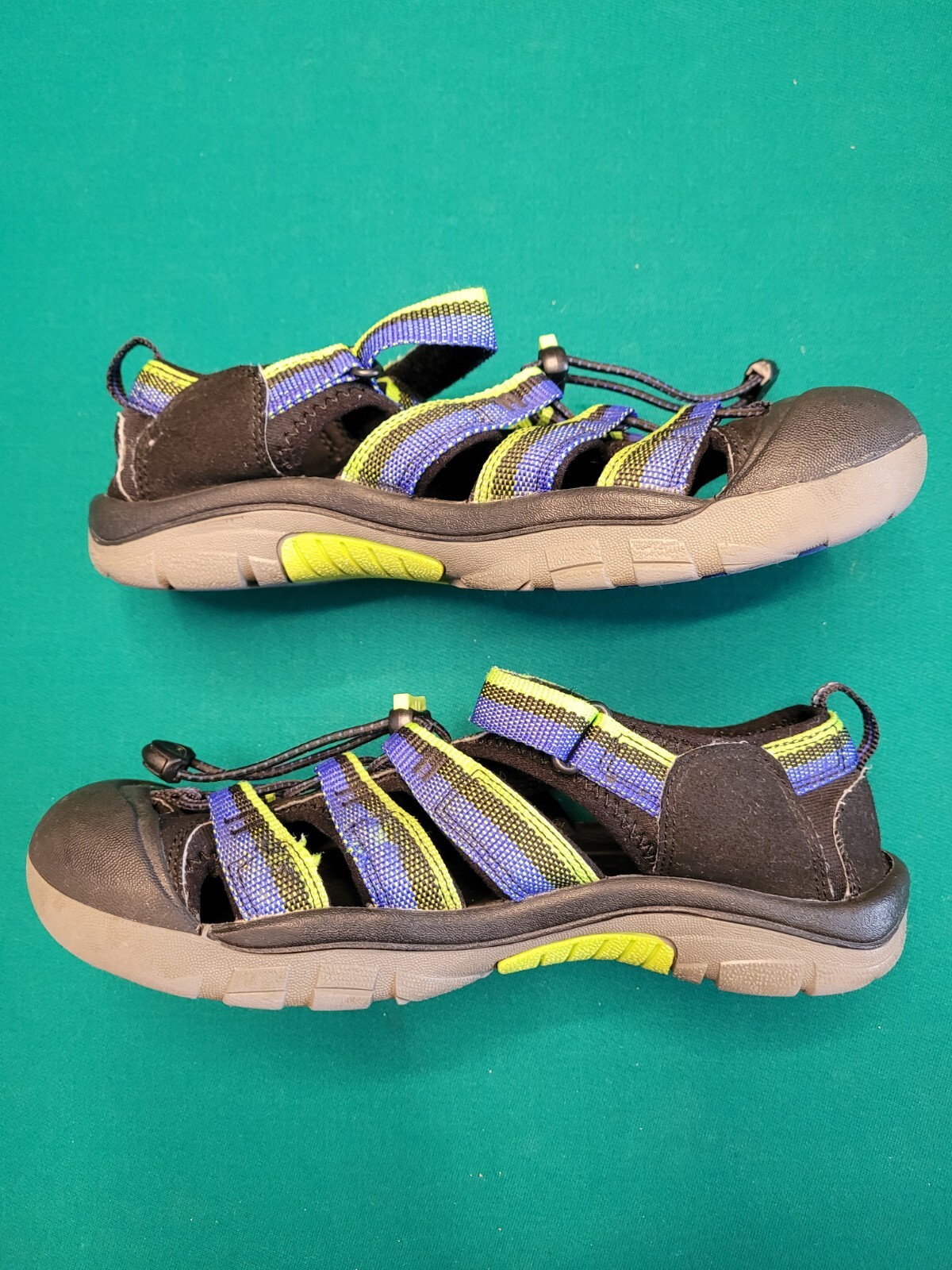 Sandali Keen Newport H2 Youth taglia 6 blu nero impermeabili escursionismo outdoor