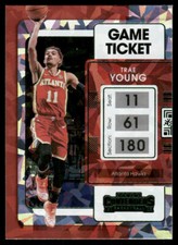 2021-22 Panini Contenders Game Ticket Green Ice Trae Young #4