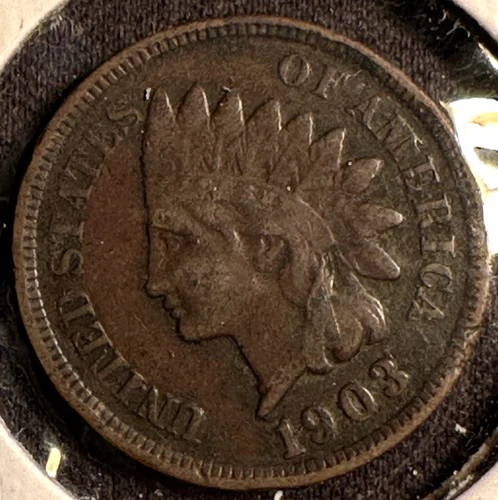 1903 P Indian Head Cent Penny Circulated Good