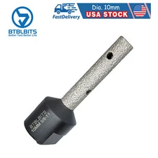 10mm Diamond Finger Bit Milling Tile Ceramic Marble Hole Saw Grinding Drill Bits