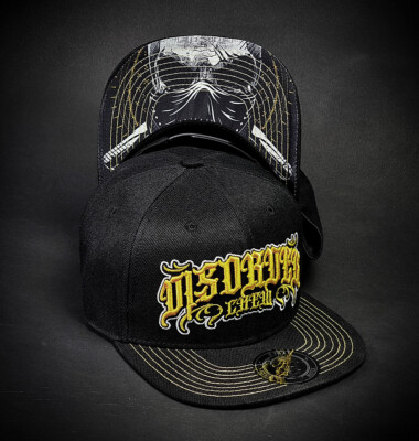 HYRAW - Snap Back Cap ''Disorder Crew'' black (schwarz) gerader Schild