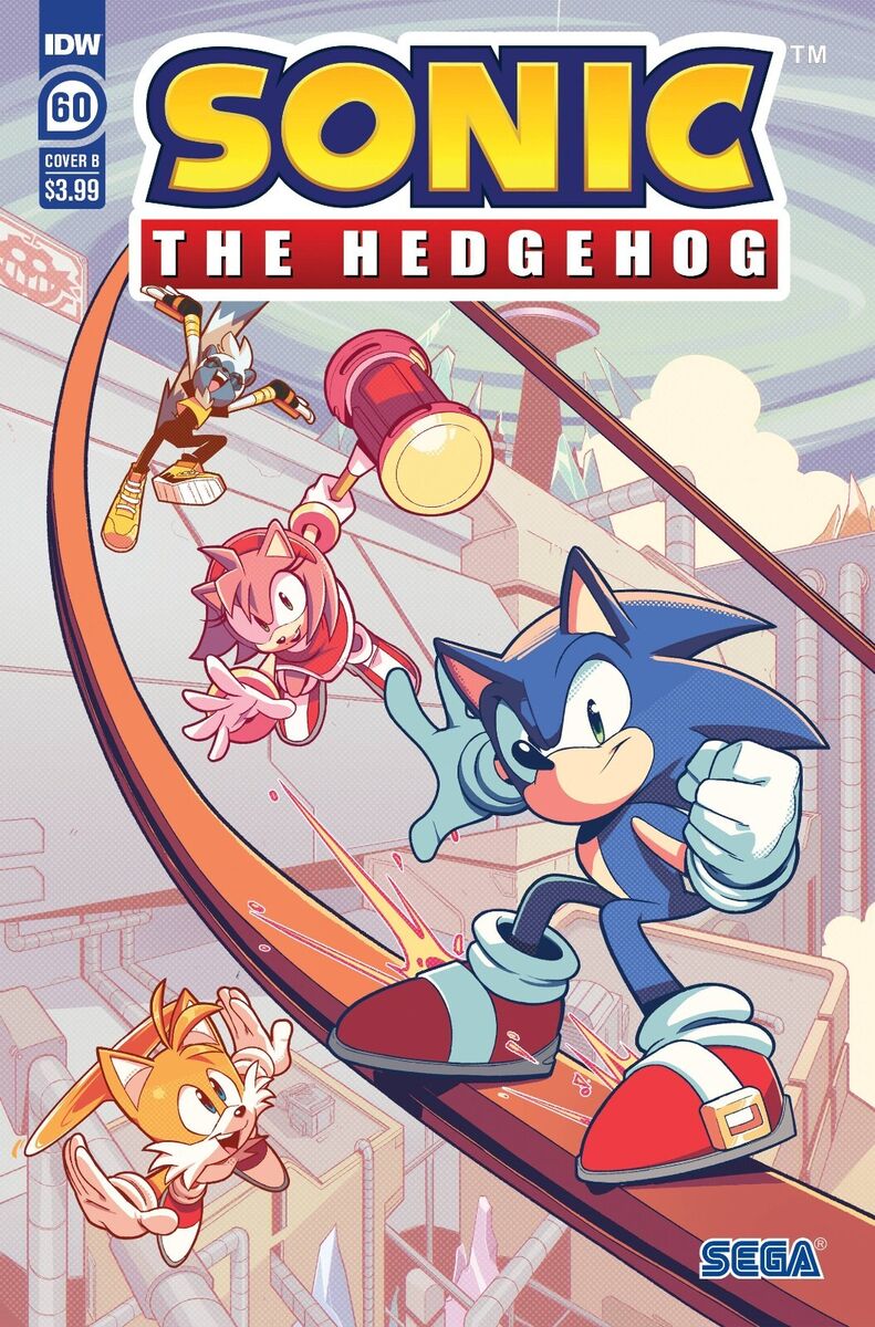 SONIC THE HEDGEHOG #60 CURRY VARIANT IDW COMICS VIDEO GAME SEGA TAILS 2023