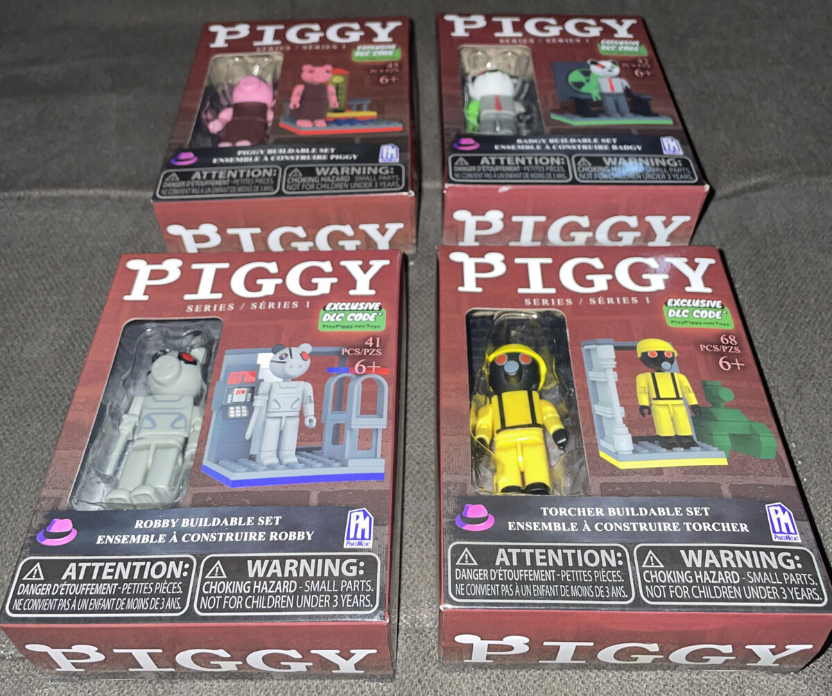 Roblox Piggy Series 1 TORCHER Buildable Set Exclusive DLC Code NEW 68  Pieces