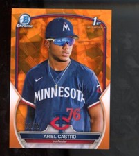 2023 Bowman Chrome Sapphire Edition Prospects Orange /75 Ariel Castro #BCP-203