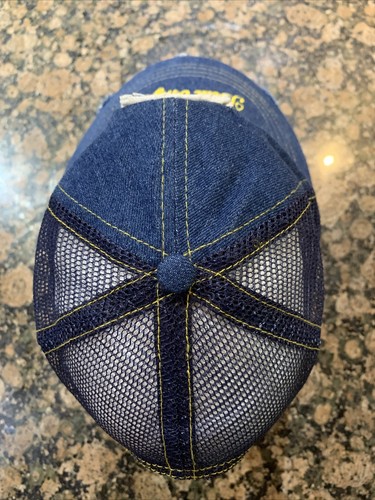 Navy Blue Angels denim dad hat cap Trucker Quality Pilot Jet Formation Mesh - 第 5/8 張圖片