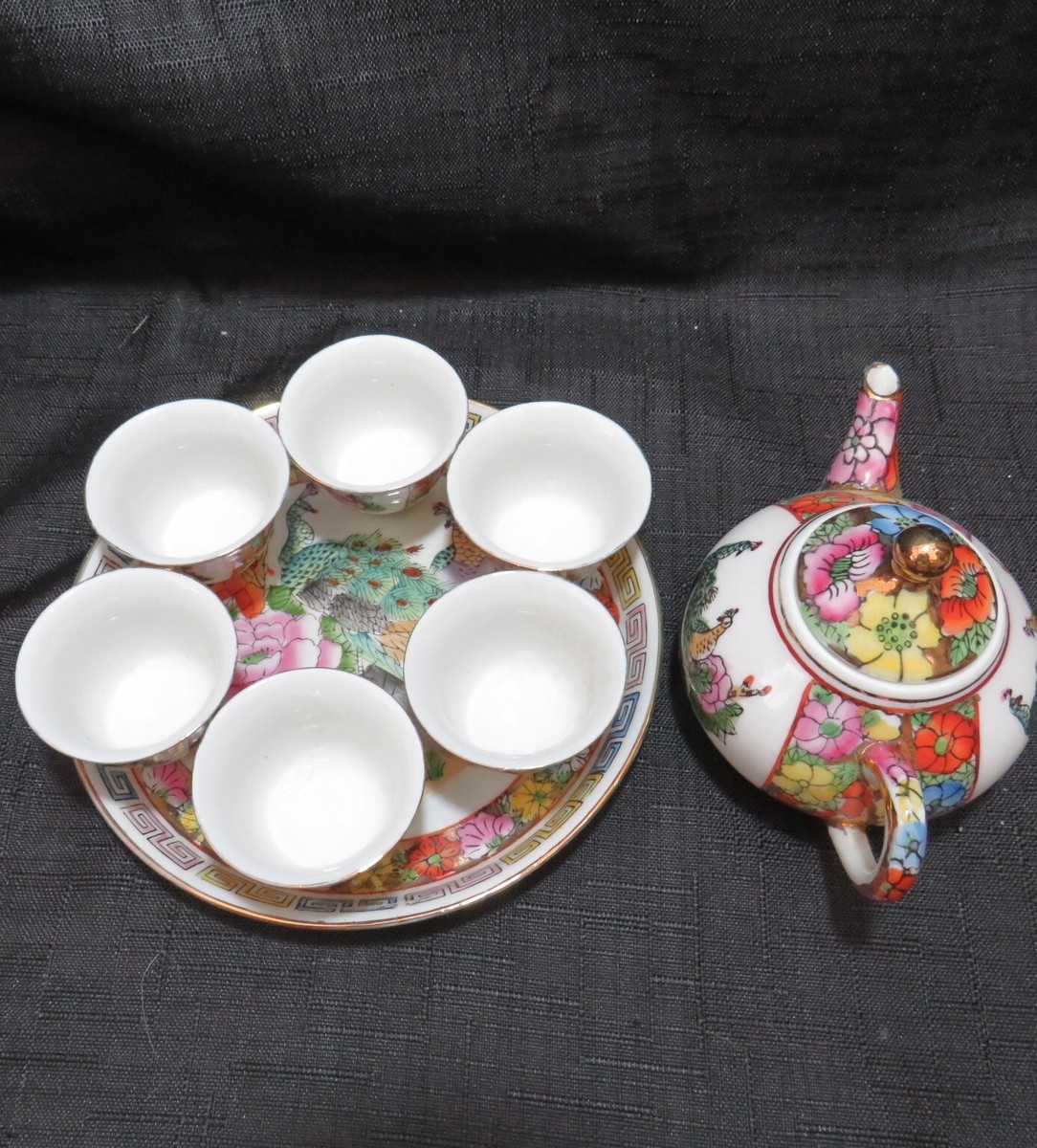 Vintage Zhong Guo Zhi Zao Mini Tea Set | eBay UK