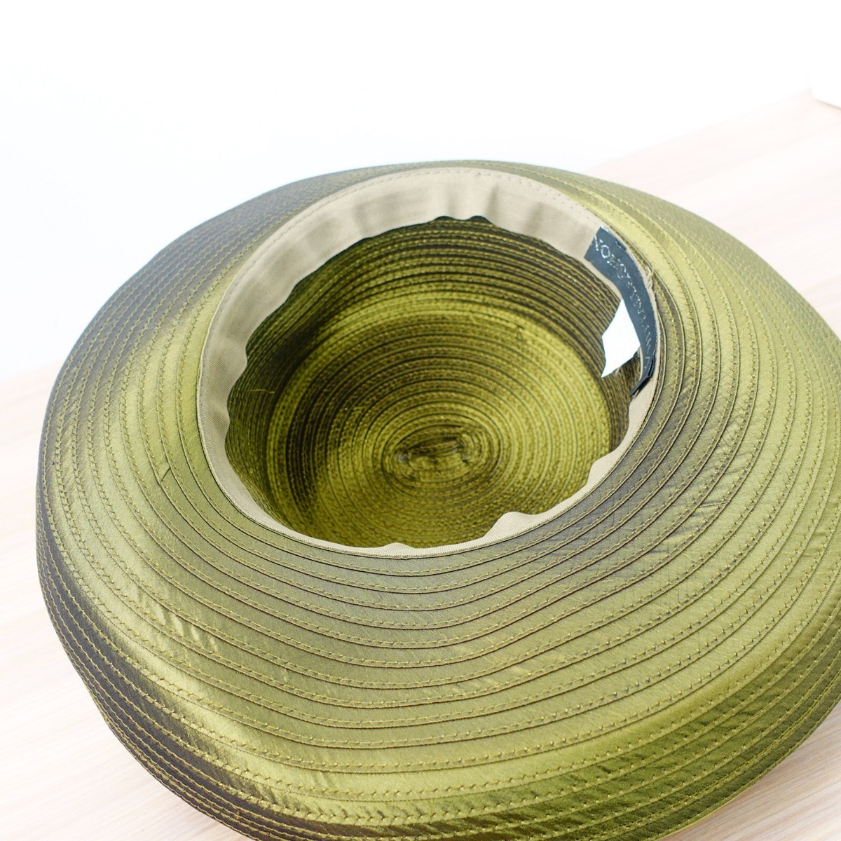 Vintage Whittall & Shon Green Felt Derby Hat Bow NOS NYC Millinery New Whittall & Shon Clothing, Shoes & Accessories for sale | eBay main image 2