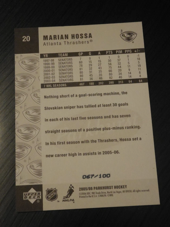 2005/2006 Parkhurst hockey base & Insert's U PICK - Image 3 of 4