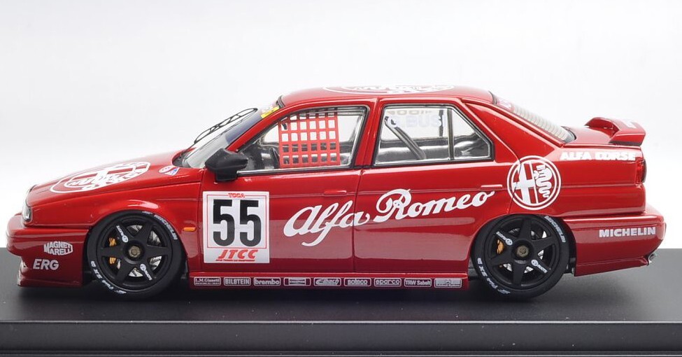 HPI 1/43 ALFA ROMEO 155 TS SILVERSTONE 1994 JTCC 55 G. BUSI