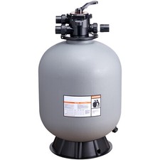 Sand Filter 24" Above Inground Swimming Pool Sand Filter with 7-Way Valve