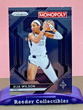 2024 WNBA Monopoly Prizm #WNBA3 A'ja Wilson Las Vegas Aces